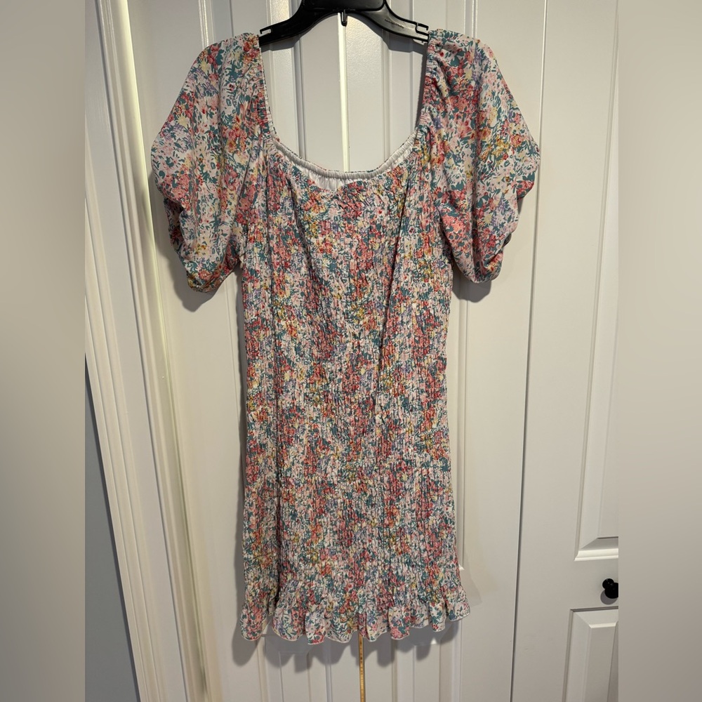 Floral Puff Sleeve Dress